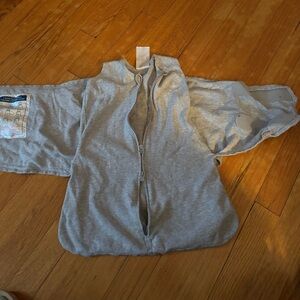 Halo Gray Zippered Baby Sleep Sack / Swaddle